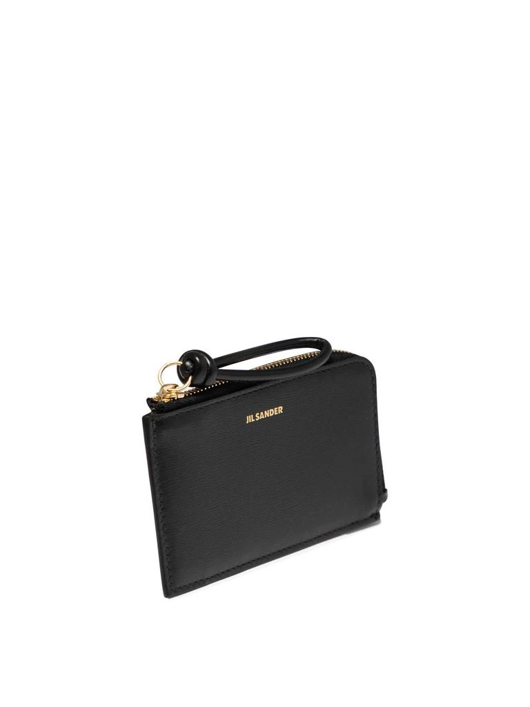 商品Jil Sander|Envelope Coin Purse With Embossed Jil Sander Logo Wallets & Card Holders Black,价格¥1920,第2张图片详细描述