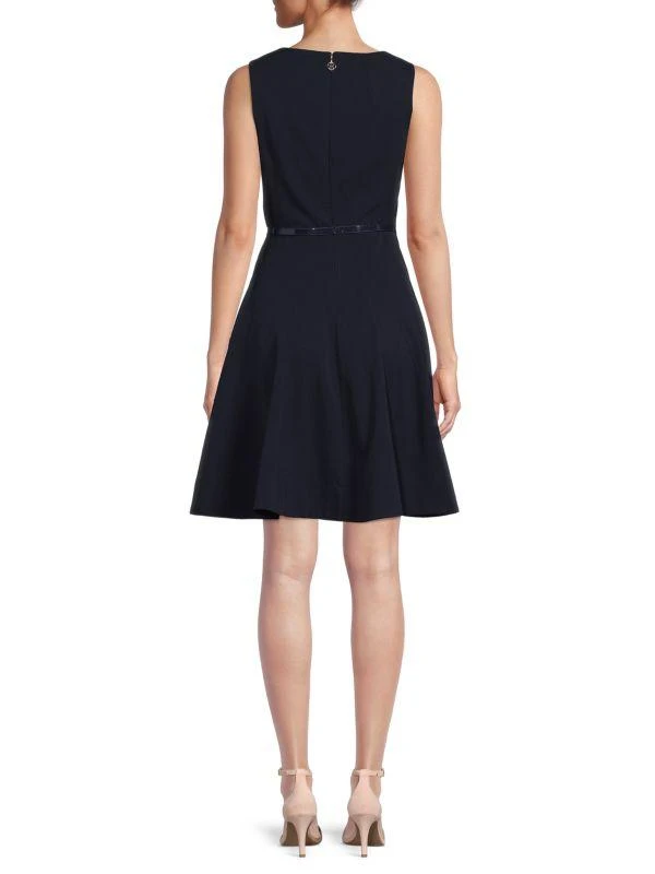 商品Tommy Hilfiger|Belted Fit & Flare Dress,价格¥236,第2张图片详细描述