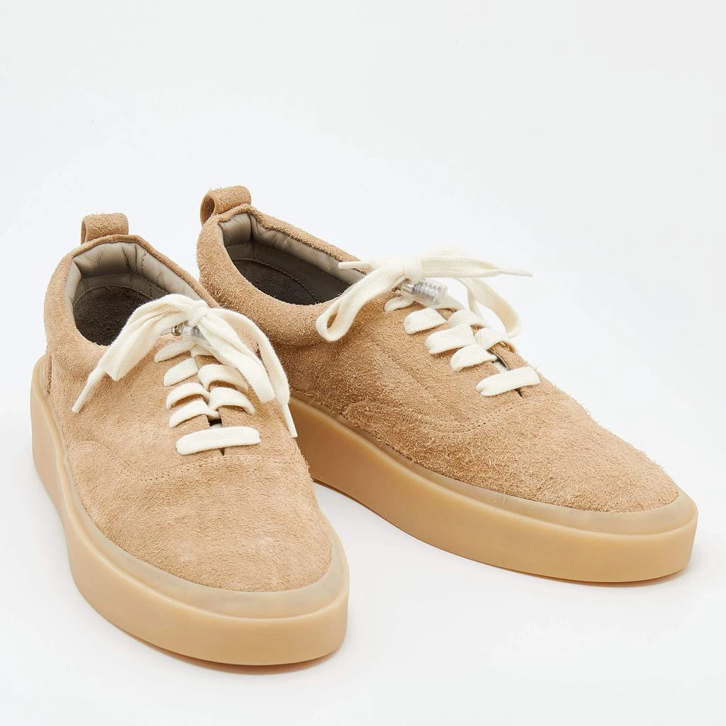 商品Fear of god|Fear of God Beige Suede Low Top Platform Sneakers Size 44,价格¥2761,第4张图片详细描述