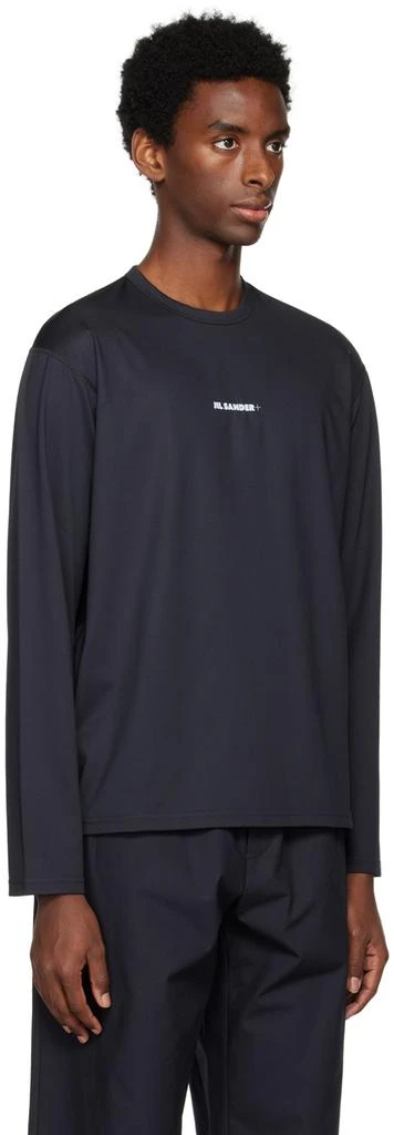 商品Jil Sander|黑色圆领长袖 T 恤,价格¥2303,第2张图片详细描述