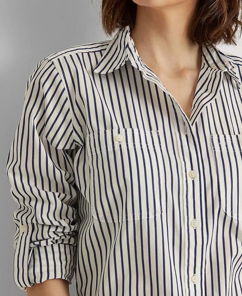 商品Ralph Lauren|Striped Cotton Shirt,价格¥681,第3张图片详细描述