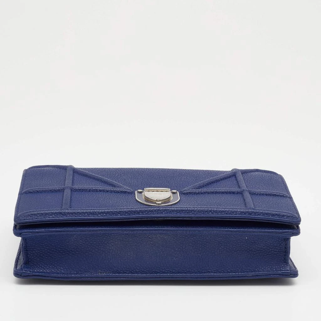 Dior Blue Leather Diorama Wallet On Chain 商品