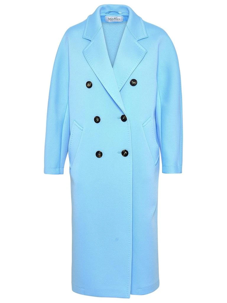 商品Max Mara|LIGHT BLUE COTTON BLEND MADAME2 COAT,价格¥5427,第1张图片