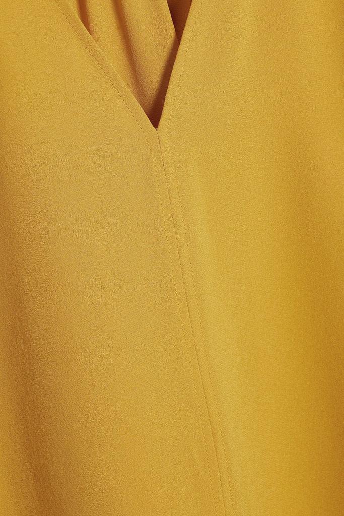 Brea gathered silk-crepe blouse商品第4张图片规格展示