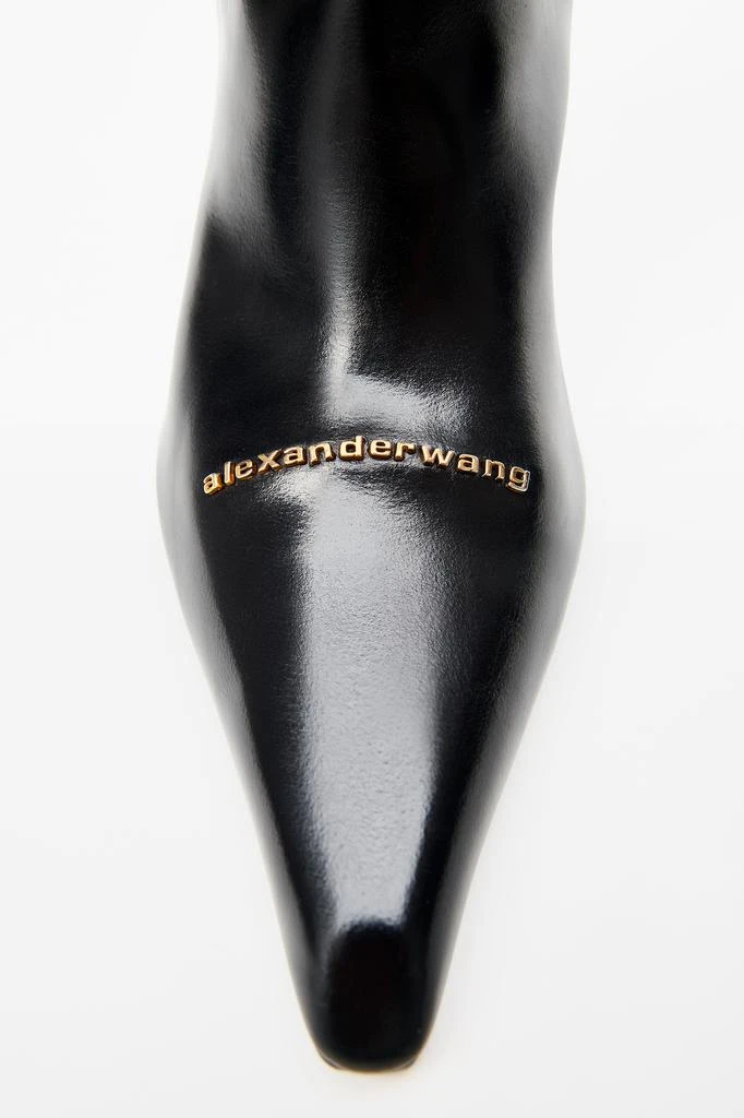 商品Alexander Wang|VIOLA 65 LOGO SLOUCH BOOT IN COW LEATHER,价格¥5320,第2张图片详细描述