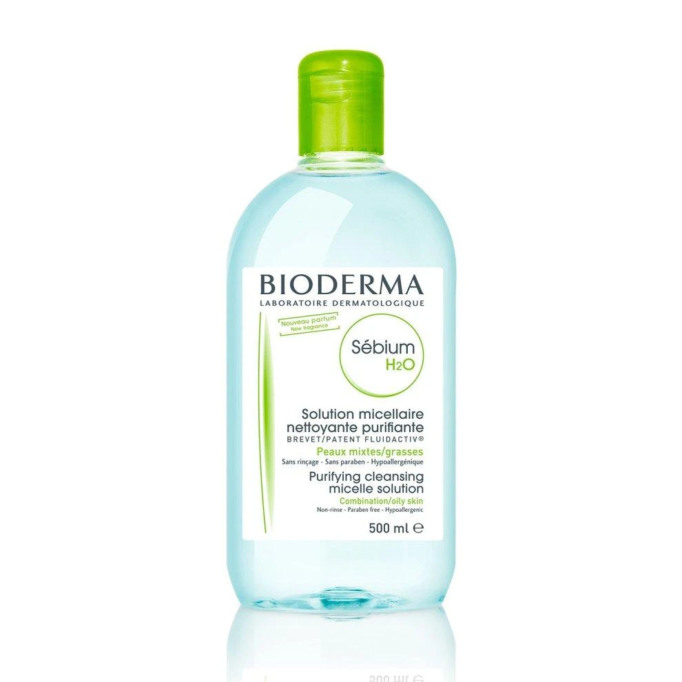 商品Bioderma|Bioderma 贝德玛 净妍控油洁肤液卸妆水(绿水) - 500ml,价格¥254,第1张图片