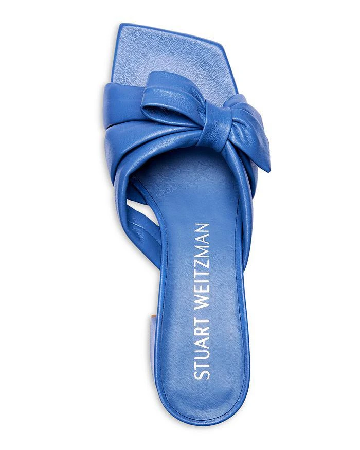 商品Stuart Weitzman|x Sofia Richie Grainge Women's Sofia 45 Slip On Bow Sandals,价格¥2484,第3张图片详细描述