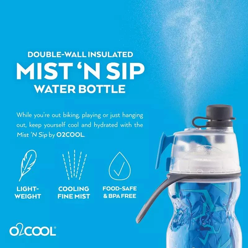 O2COOL Mist N' Sip® Water Bottle for Drinking and Misting 商品