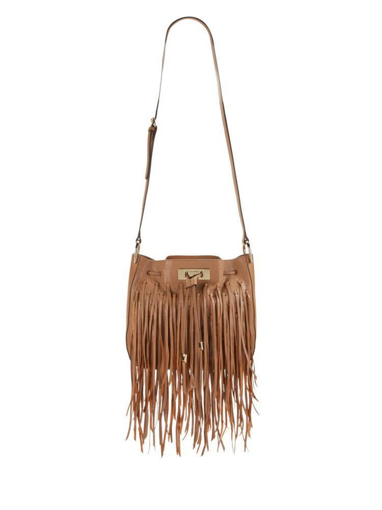 商品Calvin Klein|Fringed Leather Crossbody,价格¥896,第2张图片详细描述