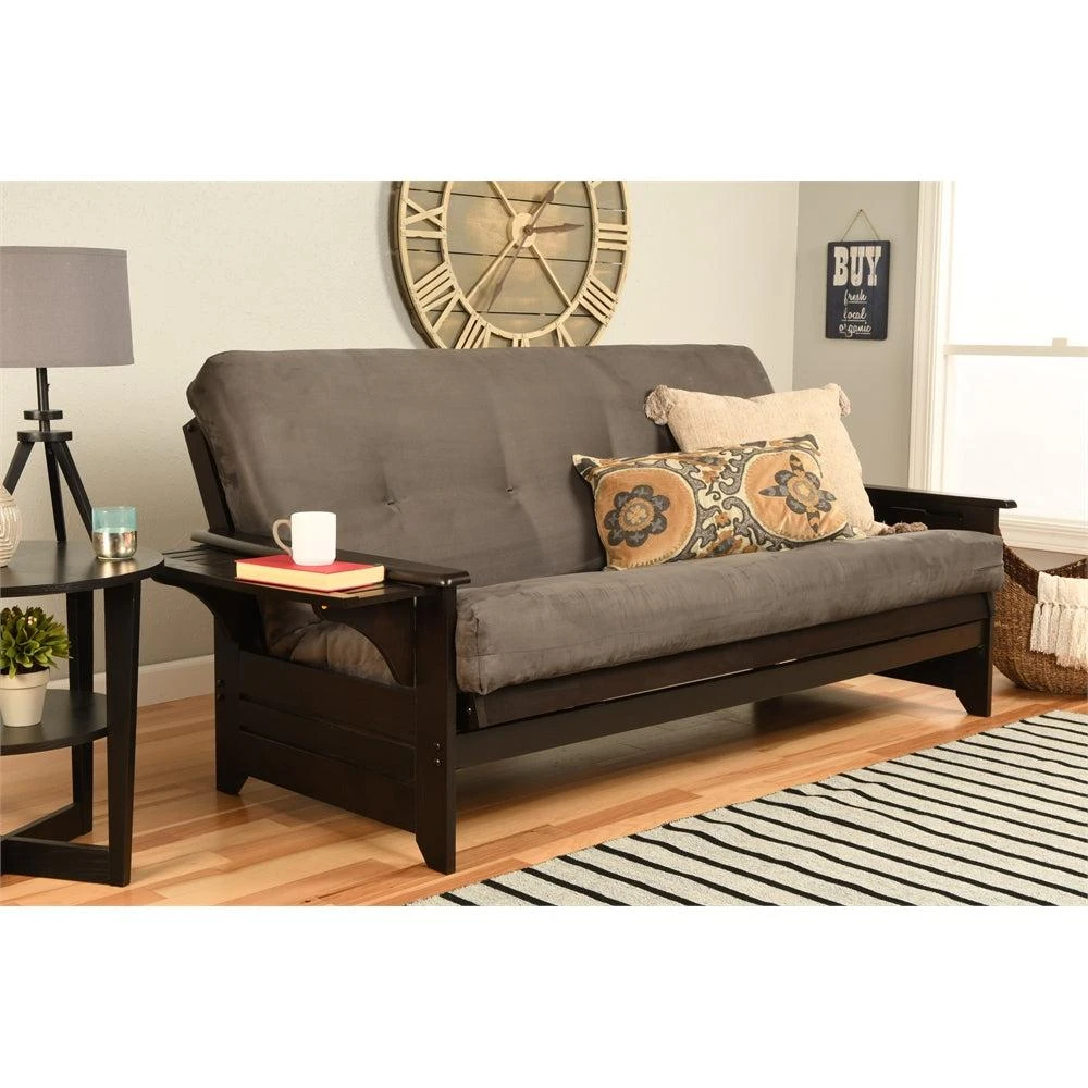 商品KODIAK|Phoenix Frame-Espresso Finish-Suede Gray Mattress,价格¥6695,第1张图片详细描述