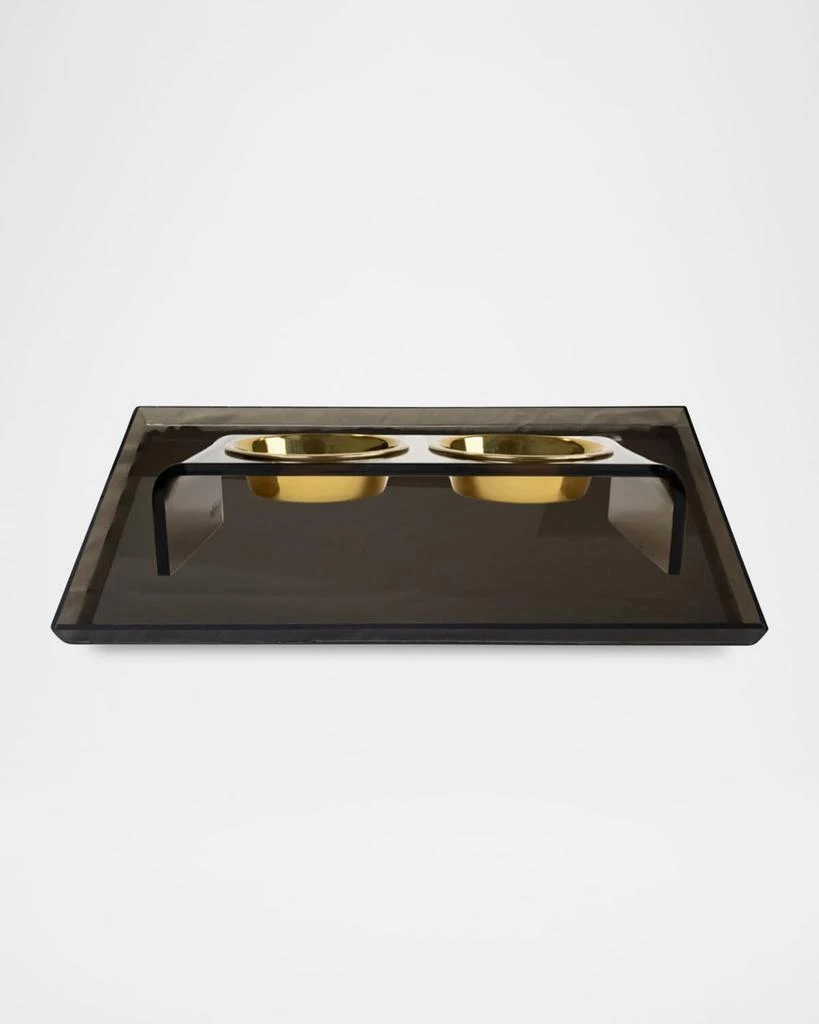 商品HIDDIN|Bronze Overflow Feeder Tray, Small,价格¥522,第1张图片