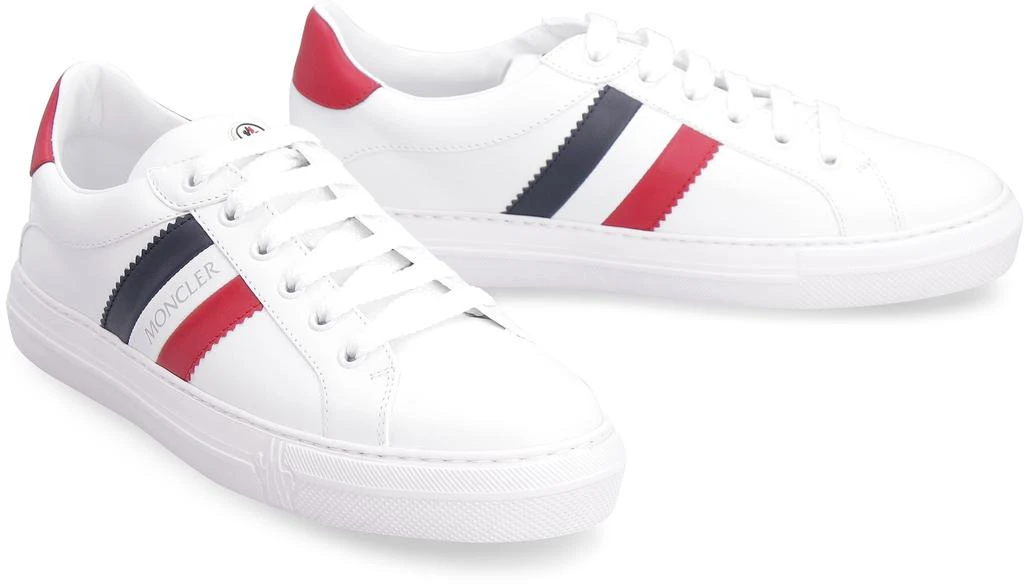 商品Moncler|ARIEL LEATHER LOW-TOP SNEAKERS,价格¥1514,第3张图片详细描述