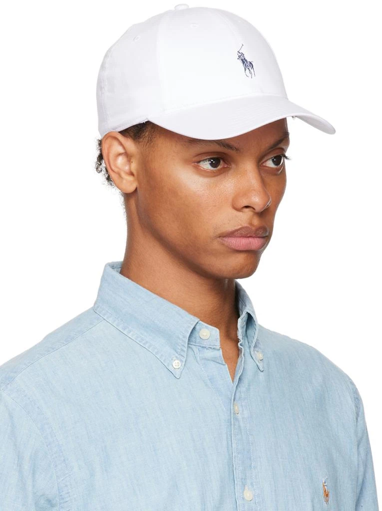 商品Ralph Lauren|White Cotton Cap,价格¥302,第2张图片详细描述