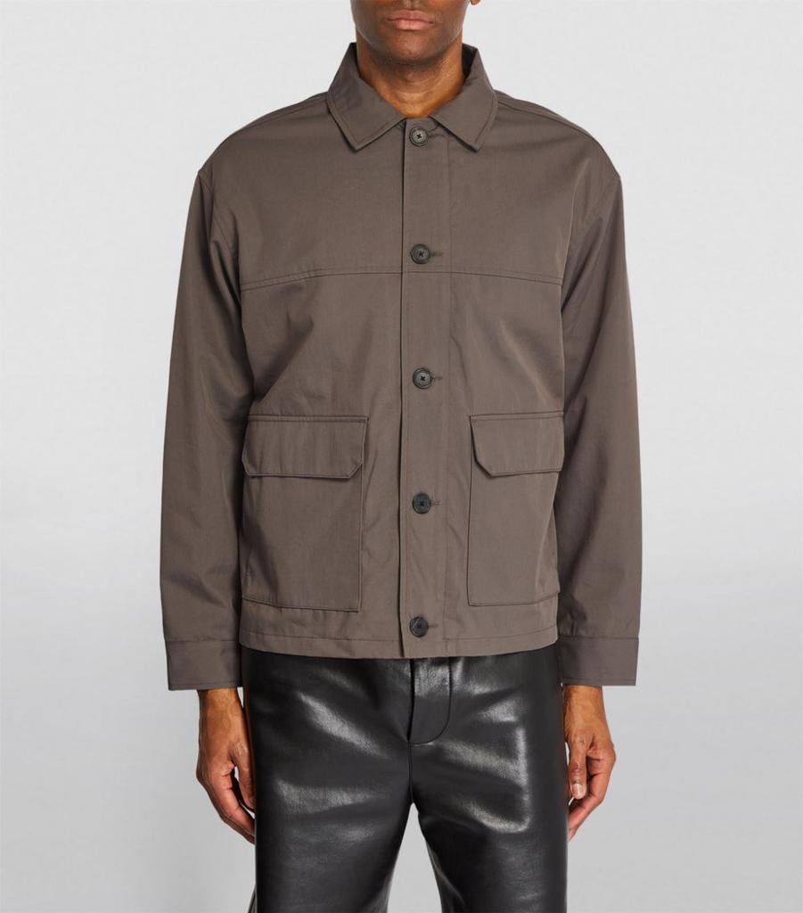 商品FRAME|Cotton-Blend Field Jacket,价格¥4305,第5张图片详细描述