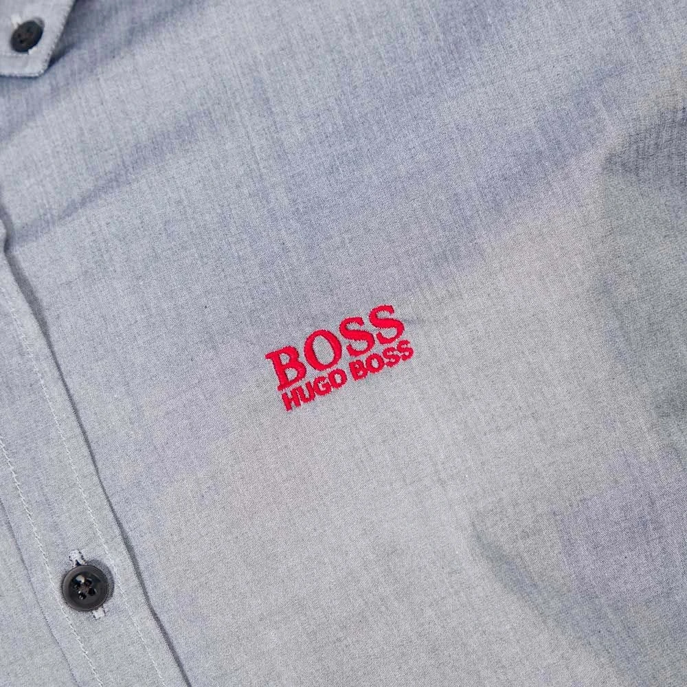 HUGO BOSS 男士蓝灰色棉质长袖衬衫 BIADO-R-50420129-480 商品