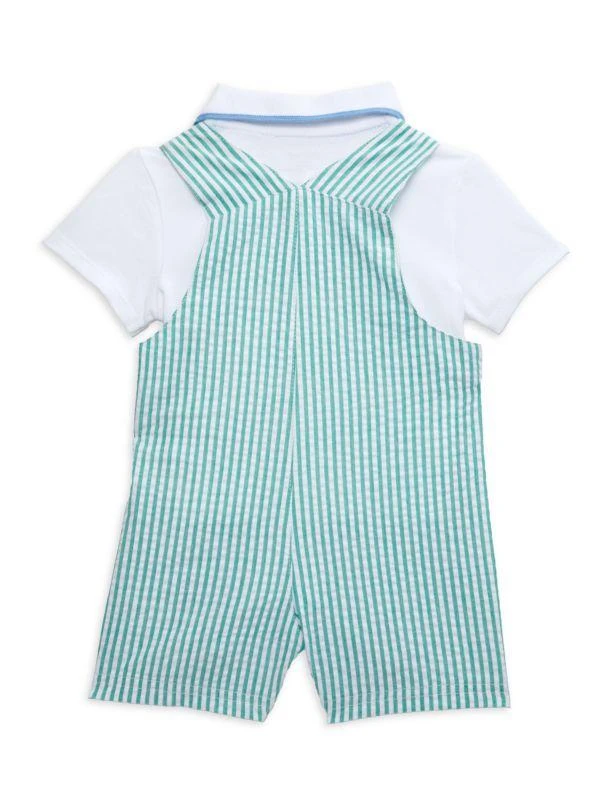 商品Little Me|Baby Boy's 2-Piece Golf Shortall & Polo Set,价格¥162,第2张图片详细描述