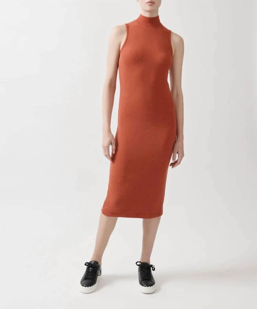 商品ATM|Mock Neck Dress In Spice,价格¥1624,第1张图片