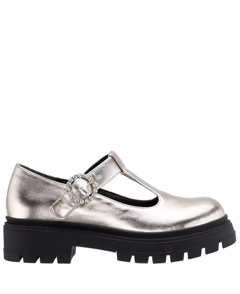 商品Nina|Big Girls Stassi Rhinestone Buckle T-Strap Mary Jane Shoe,价格¥263,第2张图片详细描述