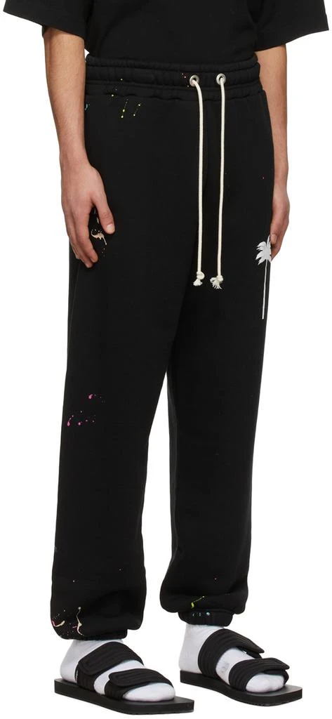 商品Palm Angels|Black Cotton Lounge Pants,价格¥2107,第2张图片详细描述