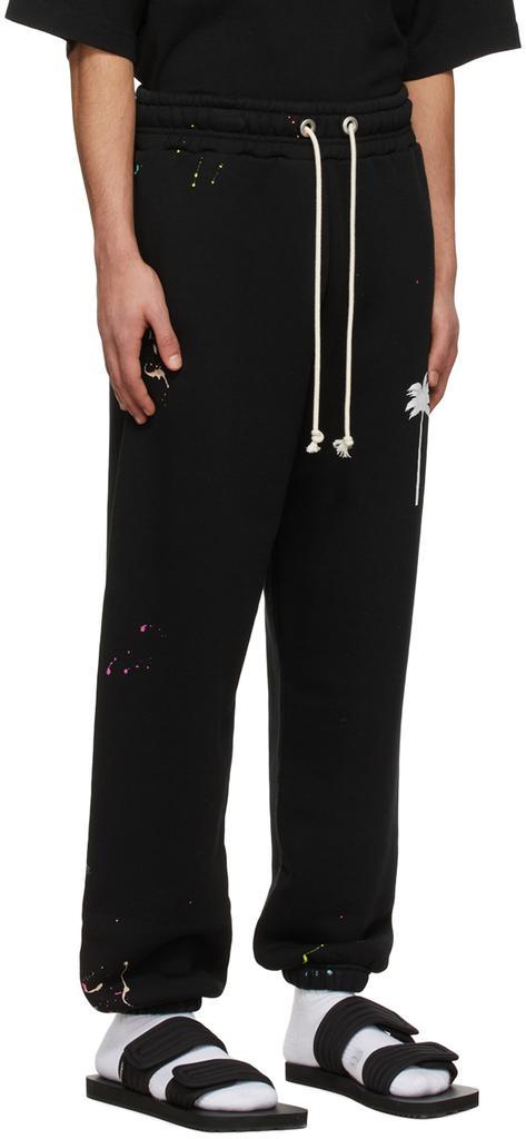 商品Palm Angels|Black Cotton Lounge Pants,价格¥5560,第4张图片详细描述