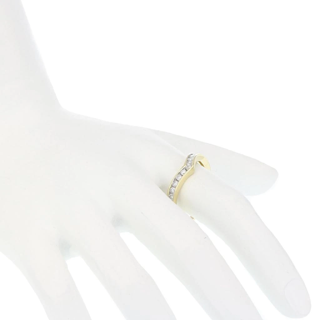 商品Vir Jewels|1/4 cttw Diamond Wedding Band for Women, V Shape Round Diamond Wedding Band in 14K Yellow Gold Channel Set,价格¥2529,第3张图片详细描述