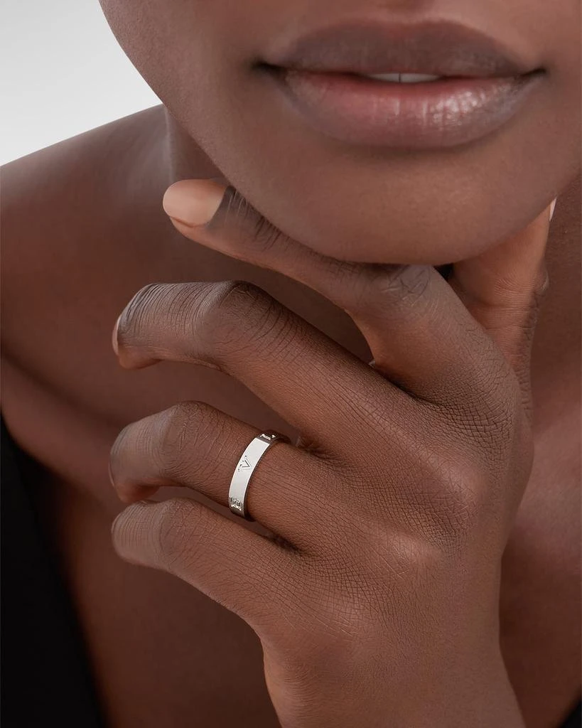 商品BVLGARI|BULGARI Plain Band Ring in 18K White Gold,价格¥10931,第4张图片详细描述