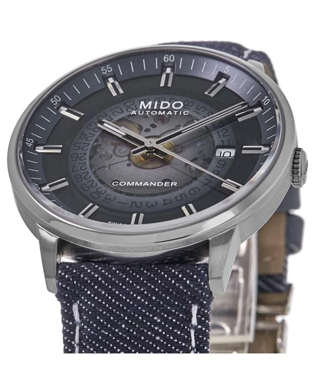 商品MIDO|Mido Commander Gradient Blue Dial Fabric Strap Men's Watch M021.407.18.411.00,价格¥5147,第2张图片详细描述