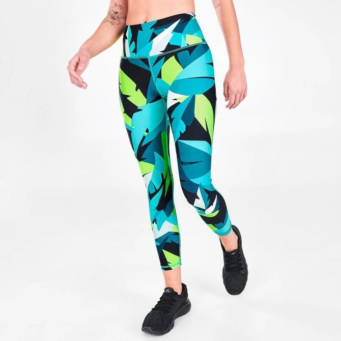 商品Under Armour|Women's Under Armour HeatGear No-Slip Waistband Allover Print Cropped Performance Leggings,价格¥301,第3张图片详细描述