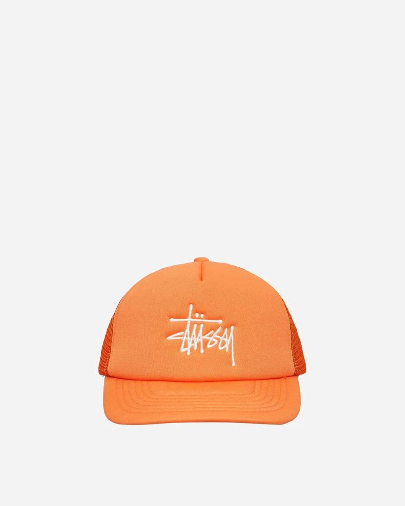 商品STUSSY|Big Basic Trucker Cap Pumpkin,价格¥388,第1张图片