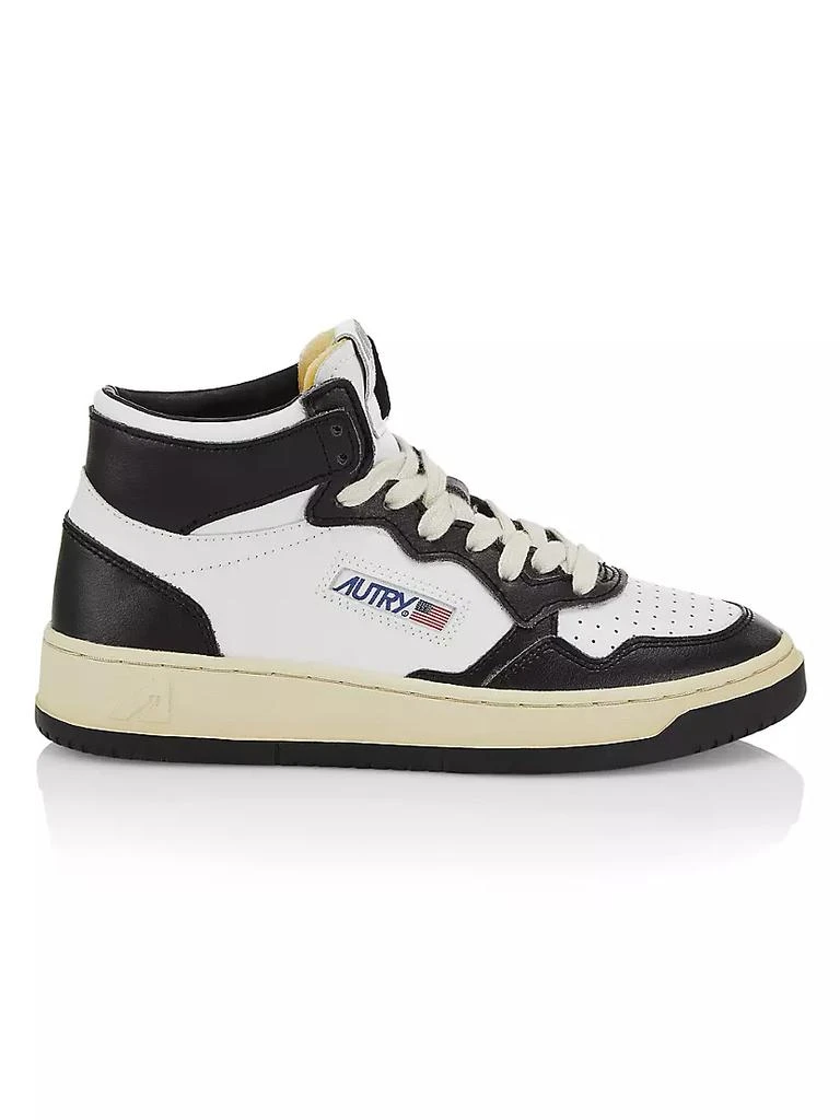 商品Autry|Medalist Leather Mid-Top Sneakers,价格¥1688,第1张图片