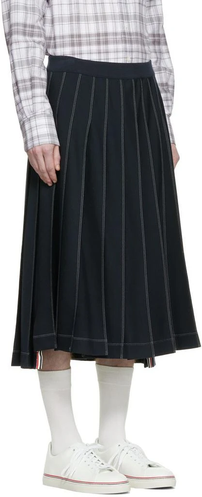 商品Thom Browne|海军蓝羊毛半身裙,价格¥24269,第2张图片详细描述