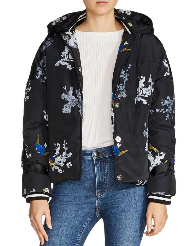 商品Maje|Guela Printed Puffer Jacket,价格¥2799,第1张图片