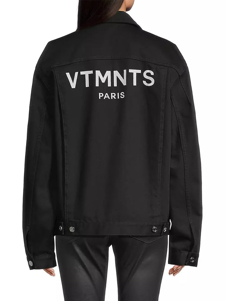 Embroidered Logo Denim Jacket 商品