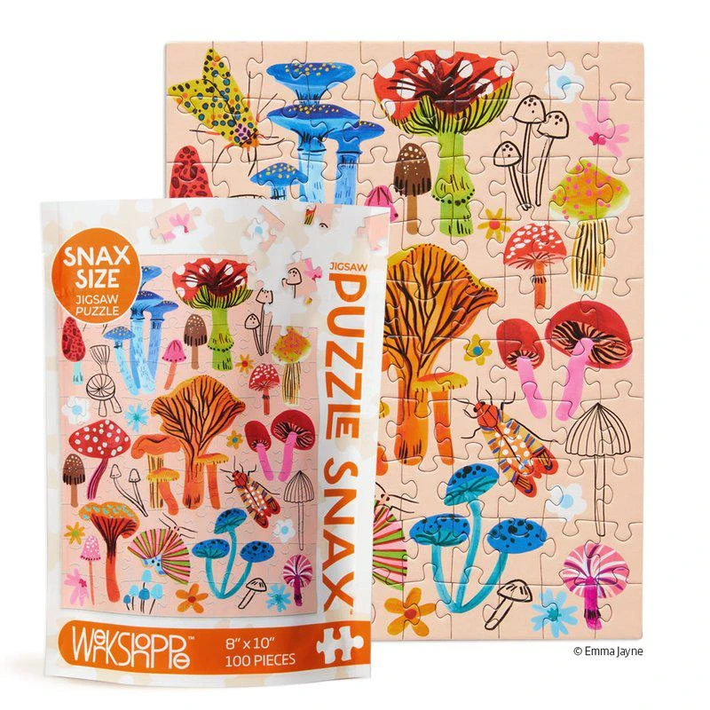 商品Werkshoppe|Mushroom Patch 100 Piece Jigsaw Puzzle,价格¥91,第1张图片