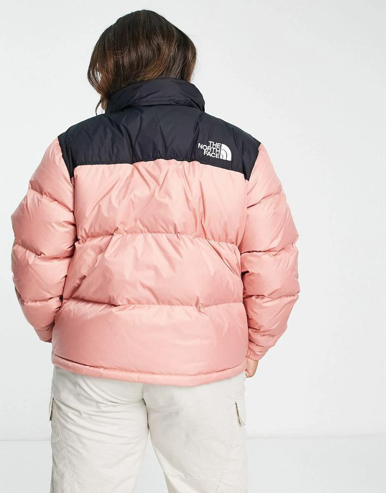 商品The North Face|The North Face Plus 1996 Retro Nuptse down puffer jacket in pink,价格¥1936,第2张图片详细描述