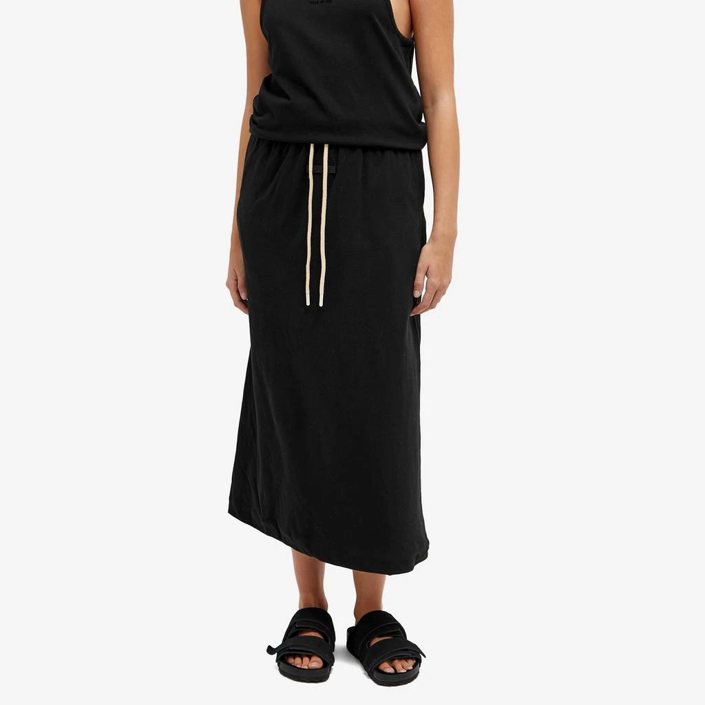 商品Essentials|Fear of God ESSENTIALS Essentials Skirt - Jet Black,价格¥441,第2张图片详细描述