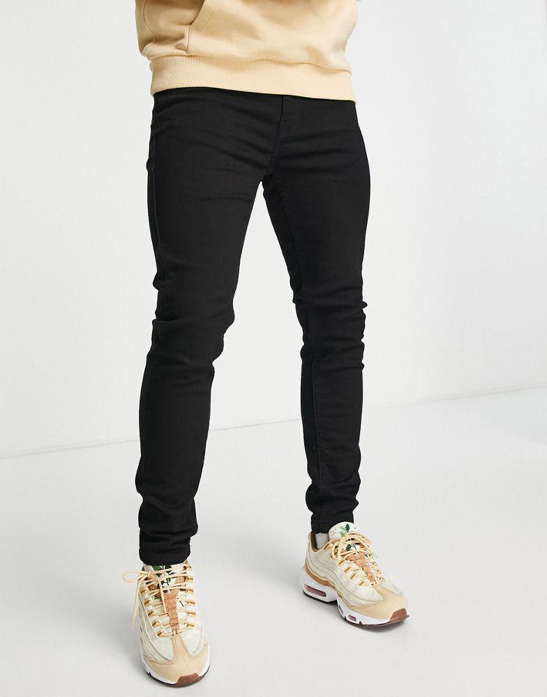 Levi's 519 super skinny jeans in black商品第4张图片规格展示