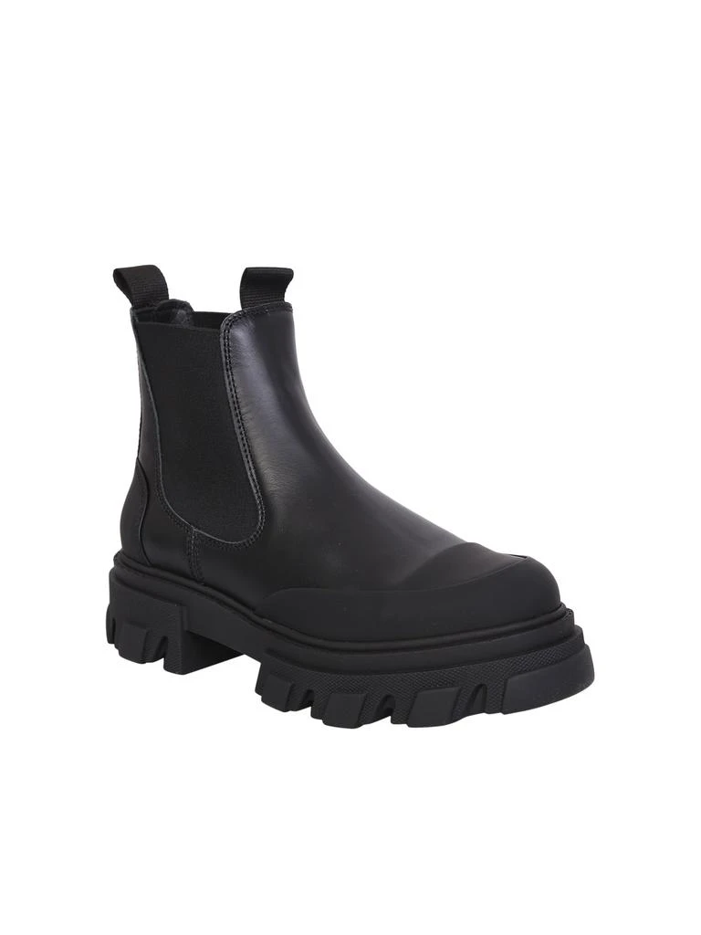 商品Ganni|GANNI CHELSEA BOOTS WITH ICONIC LOGO BY GANNI. INNOVATIVE BUT FUNCTIONAL DESIGN; TIMELESS ACCESSORY,价格¥2625,第2张图片详细描述