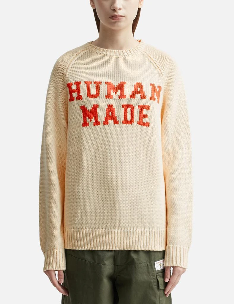 商品Human Made|BEAR RAGLAN KNIT SWEATER,价格¥1471,第1张图片