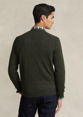 商品Ralph Lauren|Ralph Lauren Washable Wool V Neck Sweater,价格¥421,第2张图片详细描述