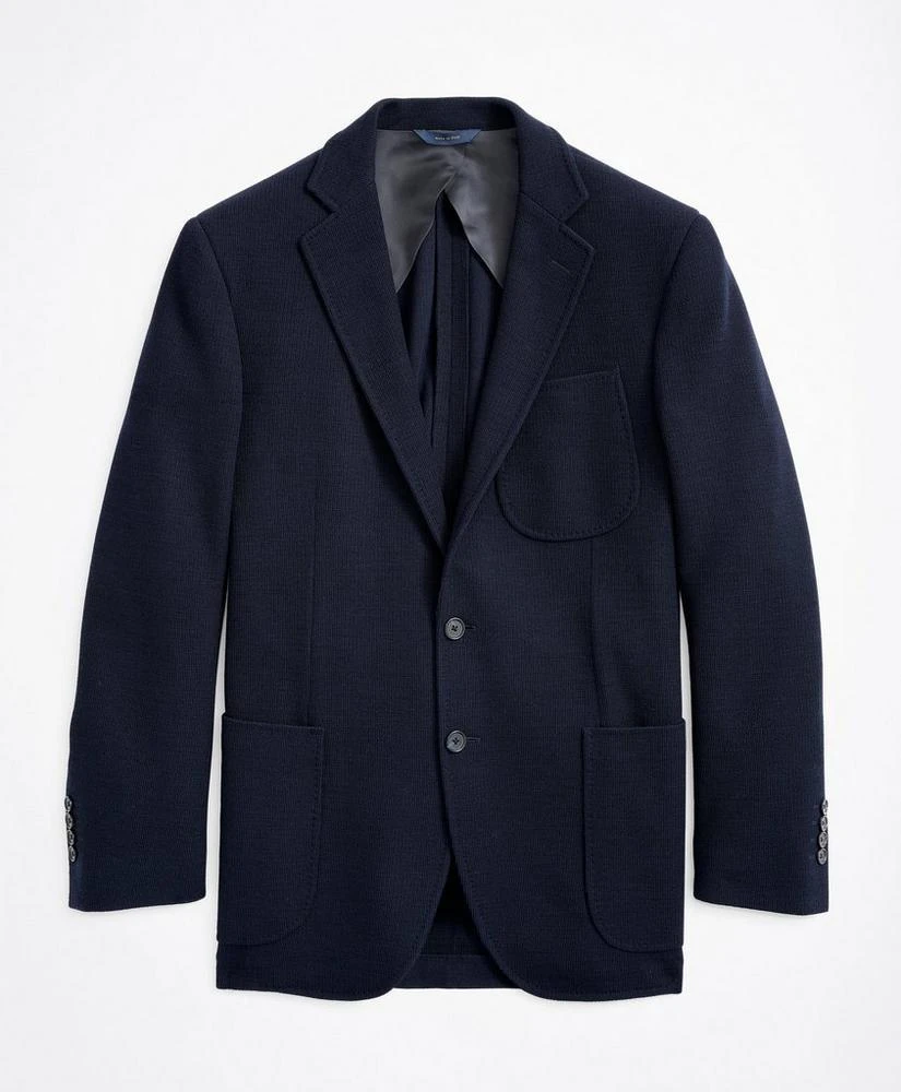 商品Brooks Brothers|Regent Fit Wool Rib Knit Sport Coat,价格¥2495,第1张图片