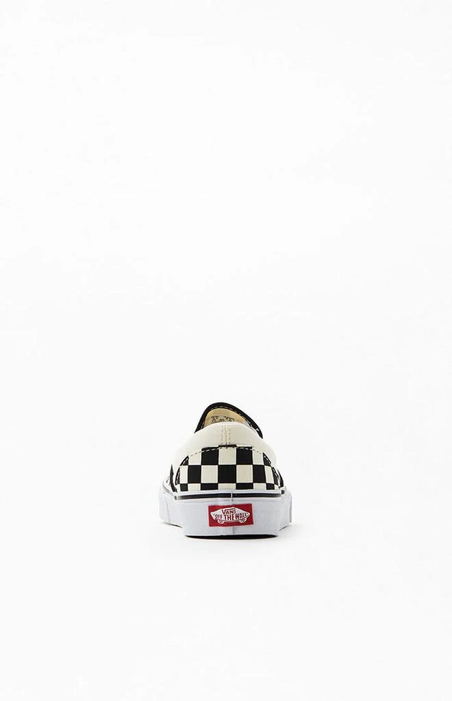 Classic Checkerboard White & Black Slip-On Shoes 商品