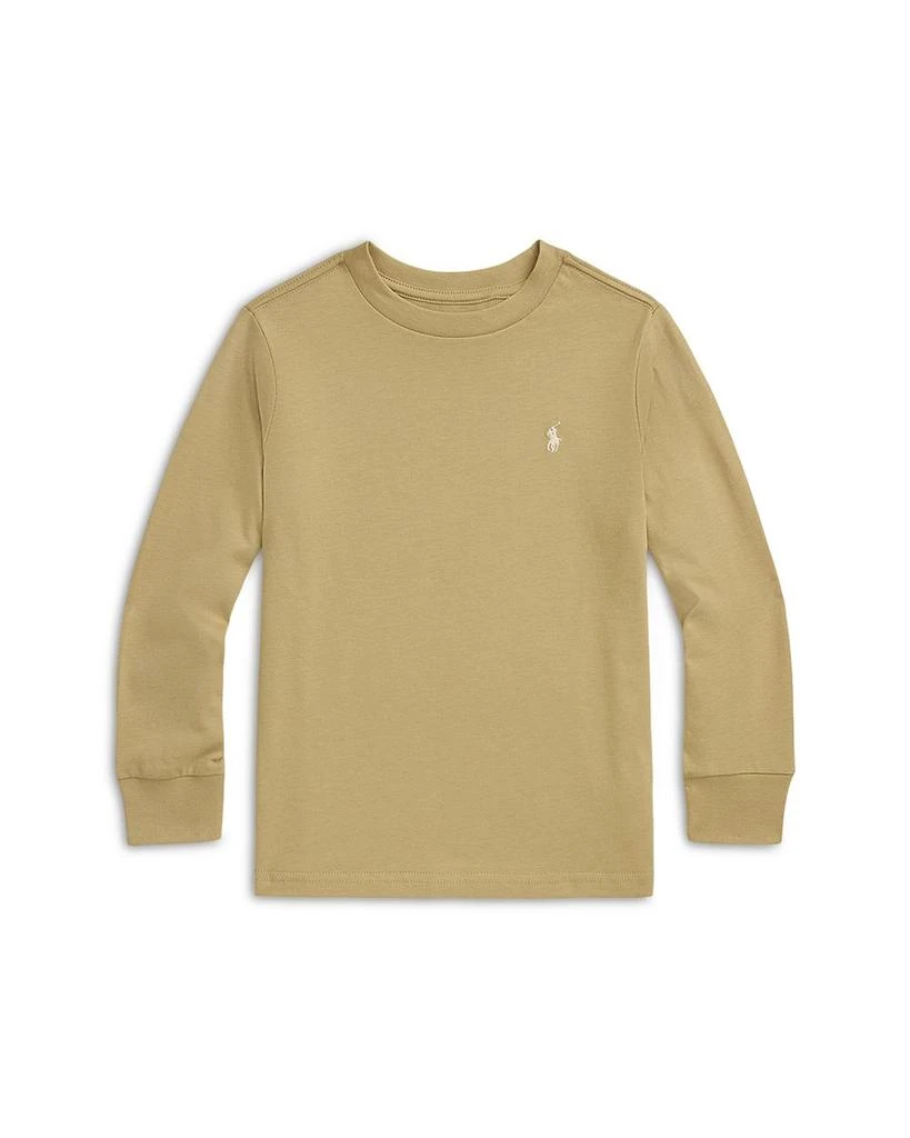 商品Ralph Lauren|Boys' Cotton Jersey Long Sleeve Tee - Little Kid, Big Kid,价格¥200,第1张图片详细描述