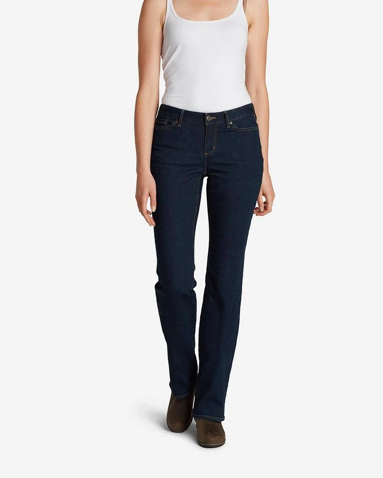 商品Eddie Bauer|Women&#39;s StayShape Boot Cut Jeans - Curvy,价格¥522,第2张图片详细描述