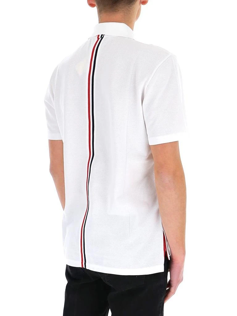 商品Thom Browne|Thom Browne RWB Stripe Polo Shirt,价格¥2411-¥3415,第4张图片详细描述