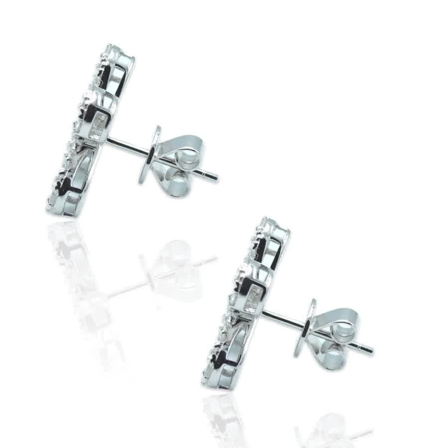商品Tresorra|18K White Gold Diamond Earrings,价格¥21749,第2张图片详细描述