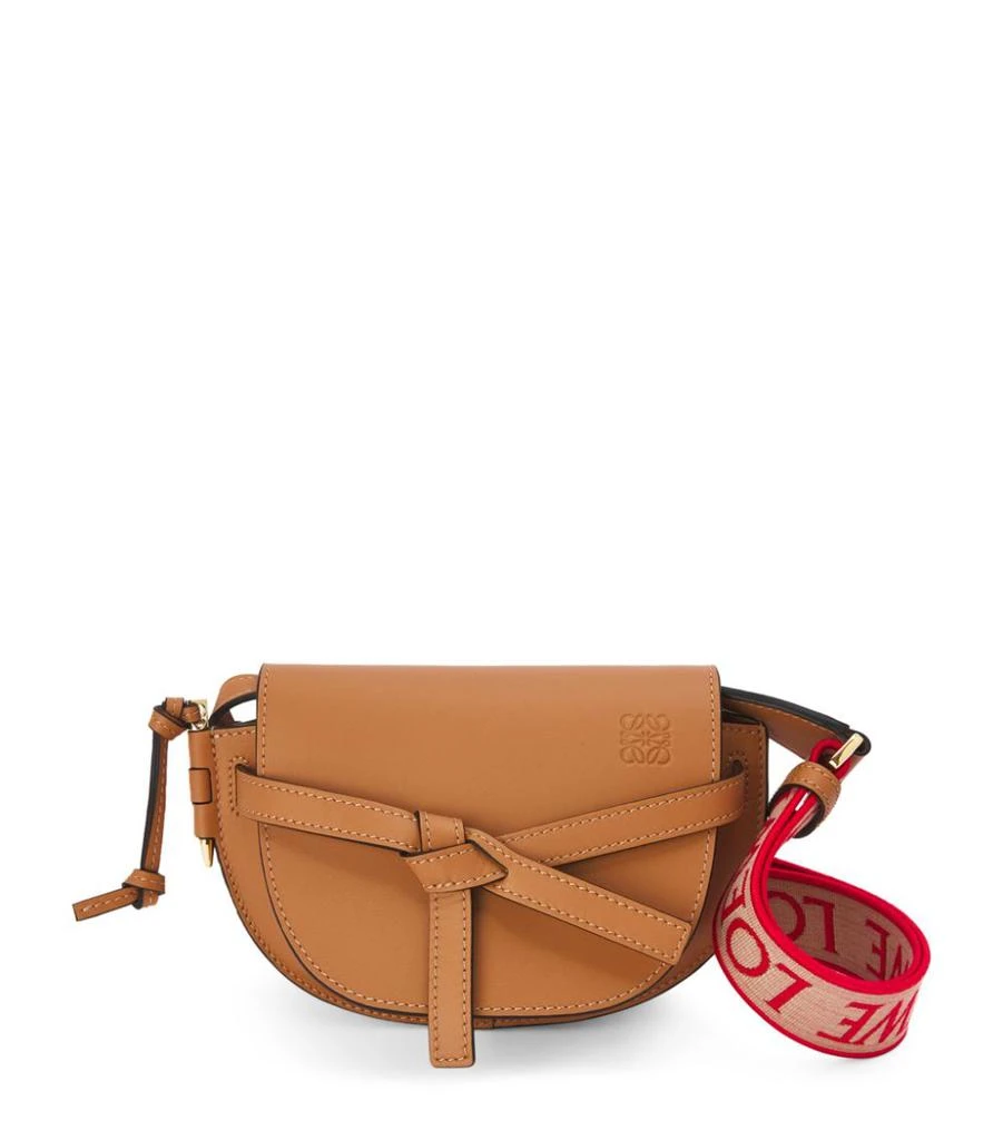 商品Loewe|Mini Leather Gate Dual Cross-Body Bag,价格¥13471,第1张图片