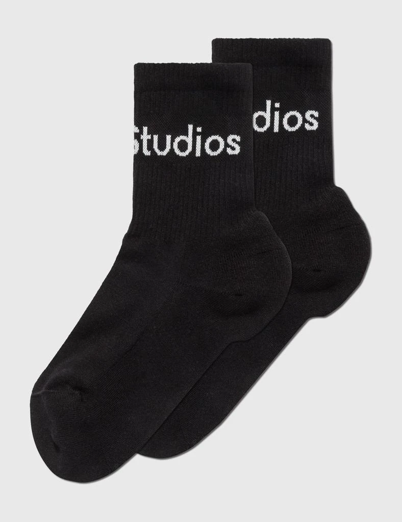 商品Acne Studios|Ribbed Logo Socks,价格¥264,第1张图片