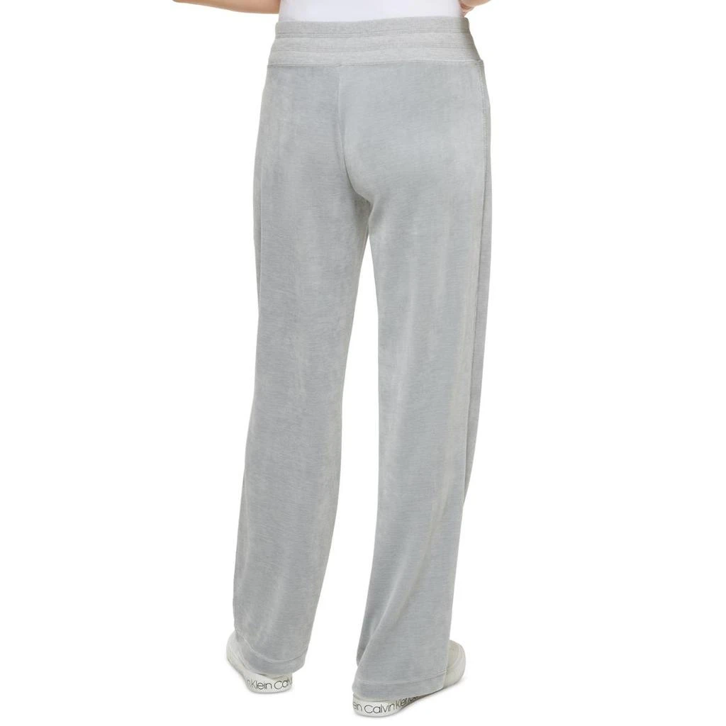 商品Calvin Klein|Calvin Klein Womens Velour Drawstring Straight Leg Pants,价格¥100,第3张图片详细描述