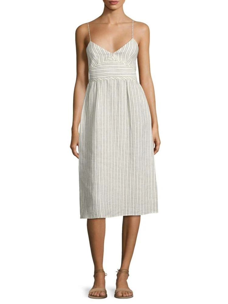 商品Theory|Melaena B Striped Linen Dress,价格¥965,第1张图片